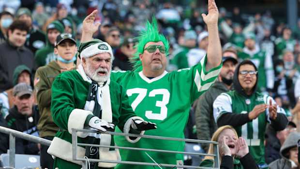 New York Jets fans at MetLife Stadium
